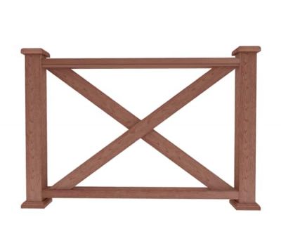 Ограждение из ДПК М1 терракот от производителя Dortmax по цене 9 930 р Ограждение из ДПК М1 терракот от производителя Dortmax по цене 9 930 р