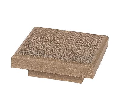 Крышка ДПК для столба 100x100 Орех от производителя Deckart (Россия) по цене 580 р Крышка ДПК для столба 100x100 Орех от производителя Deckart (Россия) по цене 580 р