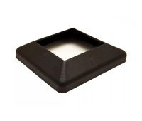 Крышка нижняя ПВХ для столба 125х125 Графит