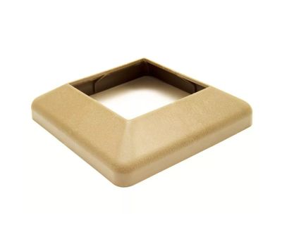 Крышка нижняя ПВХ для столба 125х125 Орех от производителя Deckart (Россия) по цене 295 р Крышка нижняя ПВХ для столба 125х125 Орех от производителя Deckart (Россия) по цене 295 р