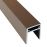 П-профиль алюминиевый 35x25 Венге
