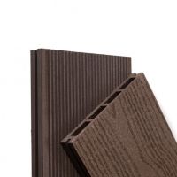 Террасная доска ДПК Tehno пустотелая Шоколад Террасная доска ДПК Tehno пустотелая Шоколад
