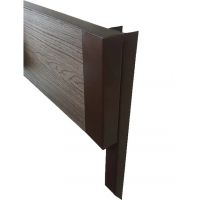 Уголок металлический 90°, для доски 150х25 из ДПК Уголок металлический 90°, для доски 150х25 из ДПК