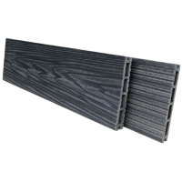 Террасная доска Comfort 3D тиснение + вельвет Графит Террасная доска Comfort 3D тиснение + вельвет Графит