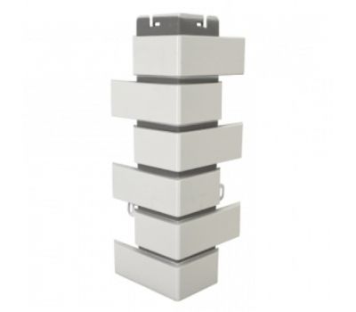 Угол наружный Кирпич клинкерный Белый от производителя  Альта-профиль по цене 681 р