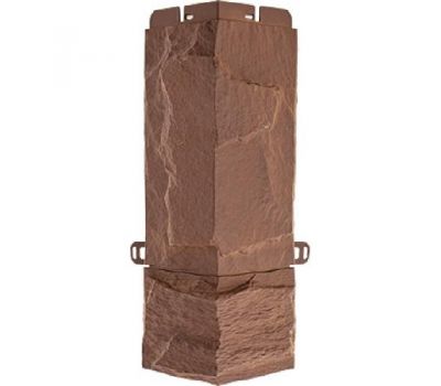 Угол наружный Гранит ЭКО Терракотовый от производителя Альта-профиль по цене 369 р Угол наружный Гранит ЭКО Терракотовый от производителя Альта-профиль по цене 369 р