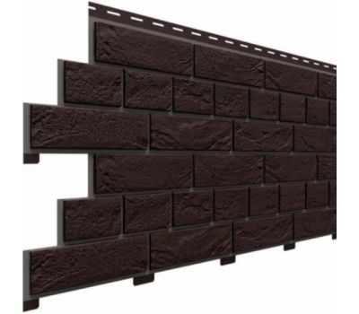 Цокольный сайдинг коллекция Кирпич Славянка - Коричневый от производителя Доломит по цене 480 р Цокольный сайдинг коллекция Кирпич Славянка - Коричневый от производителя Доломит по цене 480 р
