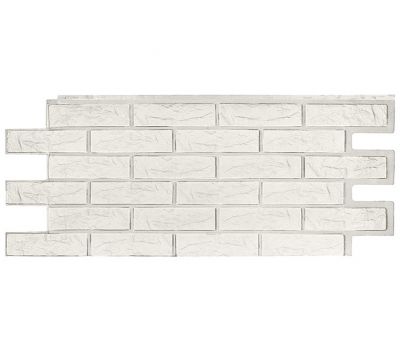 Фасадные панели СЕРИЯ Лондон Брик Кирпич Эко - Уайт от производителя Т-сайдинг по цене 520 р Фасадные панели СЕРИЯ Лондон Брик Кирпич Эко - Уайт от производителя Т-сайдинг по цене 520 р