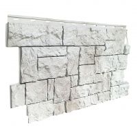 Фасадные панели (цокольный сайдинг) коллекция камень дикий - Жемчужный Фасадные панели (цокольный сайдинг) коллекция камень дикий - Жемчужный