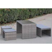 Трансформер-Диван плетеный из иск. ротанга S330G-W78 Grey Трансформер-Диван плетеный из иск. ротанга S330G-W78 Grey