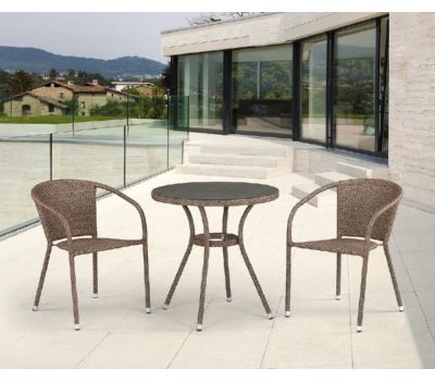 Комплект плетеной мебели из иск. ротанга T282ANT/Y137C-W56 Light Brown 2Pcs от производителя Afina по цене 25 500 р Комплект плетеной мебели из иск. ротанга T282ANT/Y137C-W56 Light Brown 2Pcs от производителя Afina по цене 25 500 р