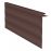 J-фаска ( ветровая, карнизная планка ) коричневая для винилового сайдинга
