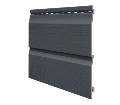 Виниловый сайдинг панель двойная Kerrafront Classic - Anthracite от производителя Vox по цене 1 924 р Виниловый сайдинг панель двойная Kerrafront Classic - Anthracite от производителя Vox по цене 1 924 р