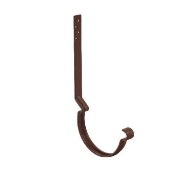 Крюк крепления желоба удлиненный с комплектом крепления RAL 8017 Коричневый matt 150/100 от производителя  Aquasystem по цене 771 р