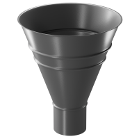 Воронка водосборная круглая ГРАФИТ (RAL 7024) Воронка водосборная круглая ГРАФИТ (RAL 7024)