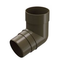 Колено 72˚ Premium ПВХ Каштан